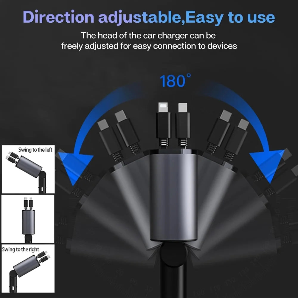 Retractable  Car Charger