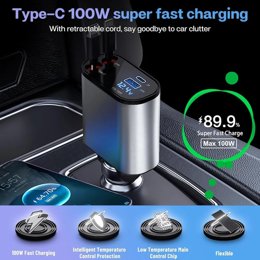 Retractable  Car Charger