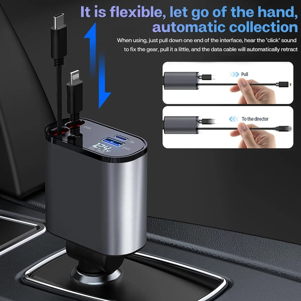 Retractable  Car Charger