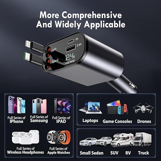 Retractable  Car Charger